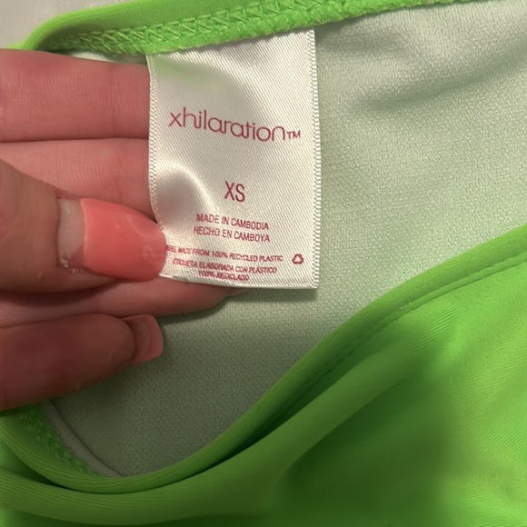 Neon green string bikini Size XS - Picture 5 of 6